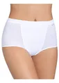 Sloggi Damen Unterhose Control Maxi, 48, Weiß