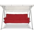 Beautissu Flair HS Hollywoodschaukelauflage 180x50x8cm Rot