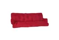 Beautissu Sitzauflage Sitzkissen für Hollywoodschaukel Flair HS, 180x50x8cm, Rot, Garten Auflage mit Zwei Kissen, Polster für Gartenbank Polsterauflage