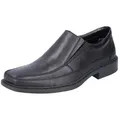 Rieker Slipper Festtagschuh, Halbschuh, Komfortschuh im klassischen Business-Look schwarz 46 EU