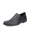 Rieker Herren Low-Top Sneaker B0873, Männer Halbschuhe,Turnschuhe,Laufschuhe,straßenschuhe,Strassenschuhe,Sportschuhe,schwarz (00),46 EU / 11 UK