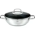 RÖSLE Servierpfanne ELEGANCE Ø 24 cm ProPlex - Silber/Schwarz/Transparent