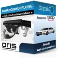 ORIS Anhängekupplung schwenkbar passend für Audi A6 Limousine 02.2018-jetzt neu