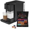 Tchibo Qbo MILK MASTER Premium Kapselmaschine inkl. 30 Kapseln, Velvet Black