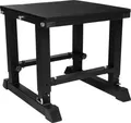 GORILLA SPORTS® Plyo Box - 5 Höhen Verstellbar, 59 x 50 x 45 - 65 cm, bis 300 kg Belastbar, Rutschfest, Stahl, Schwarz - Jump Box, Sprungbox, Plyometric Plattform, Plyometrisches Training, Plyobox