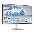 Dell S2725H 27 Zoll Full HD (1920x1080) Monitor, 100Hz, IPS, 4ms, 99% sRGB, Eingebaute Lautsprecher, Ultradünner Rahmen, 2X HDMI, 3 Jahre Garantie, Weiß