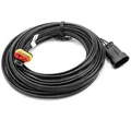 vhbw Niederspannungskabel Transformator Kabel kompatibel mit Gardena Robotic R38Li, R40Li, R80Li, SILENO city, Sileno+ R100Li Mähroboter, Rasenmäher, 10m