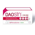 DAOSiN Tabletten bei Histaminunverträglichkeit zur Ergänzung des körpereigenen DAO Enzyms zum Histaminabbau aus der Nahrung, Hohe Enzymaktivität 1,1 Mio. HDU, Hochdosiert, Vegan - 1 x 10 Tabletten