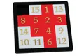 Gowi 360-74 - Schiebepuzzle XXL, Logikspielzeug, Schwarz/Rot