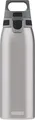 SIGG Trinkflasche Shield ONE Brushed 0,75l | Edelstahl 18/8 | auslaufsicher | BPA-frei | für Kohlensäure | silber