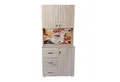 HTI-Living Hochschrank Küchenbuffet 3 Schubladen Blanca Bistro (Stück, 1-St., 1x Schrank Blanca, ohne Dekoration) Küchenschrank Hochschrank