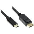 Alcasa GC-M0106 Videokabel-Adapter 2 m USB Typ-C DisplayPort Schwarz