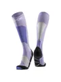 X-Socks Ski Discover Merino OTC – Merinowolle-Skisocken für Komfort & Wärme – O-Ring-Bandage für sicheren Halt & Unterstützung – Perfekt für Ski & Wintersport - Lavendel/Hellsand, 42-44