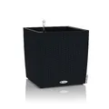 LECHUZA Cube Cottage 50 graphitschwarz 15393
