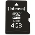 Microsdhc Card, 4 Gb, - Intenso