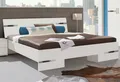 Wimex Futonbett Anna, Bett Made in Germany, mit chromfarbenen Details im Kopf-und Fußteil, 3 Breiten zur Auswahl