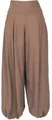 GURU SHOP Boho Pluderhose, Muckhose, Haremshose - Khaki, Damen, Size:S/M