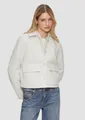 QS Funktionsjacke Outdoor-Jacke Kurze Jacke in Wolloptik mit aufgesetzten Taschen