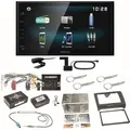 Kenwood DMX-125DAB Bluetooth Digitalradio MP3 USB DAB+ Einbauset für Audi TT 8J