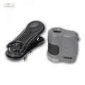 Taschenmikroskop Mini Mikroskop mit UV-LED, Adapter-Clip für Smartphone, MM-380