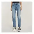 G-Star für Damen. D23959-D503-D905 Jeans Viktoria High Straight blau (31/34), Lässig, Baumwolle, Denim