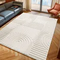 Designteppich AYYILDIZ TEPPICHE "ART 1121 Boho Design", beige (creme), B:60cm H:20mm L:110cm