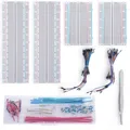 Breadboard jumper Wire Kabel steckplatine Set 2 Pcs 830 + 2 Pcs 400 Steckplat...