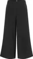 - MAC JEANS - CORALIE, Floating crepe - Wide Fit - 3493-00-0231L-090 - schwarz Größe 46/OL