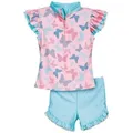 Playshoes Badeshorts UV-Schutz Bade-Set Schmetterlinge rosa 110/116 - ca. 5-6 Jahre