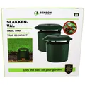 Schneckenfalle im 2er Set verdeckte Tierfalle für Rasen & Garten Lebendfalle