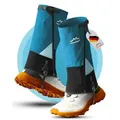 Alpenwert Gamschen Wasserdicht geschützt beim Wandern, Jagd, Schnee Gamasche Gamaschenschuh (1 Paar) Wandern Gamschen blau S