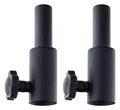 Robustes Paar Flanschadapter für Lautsprecherstative von 35mm auf 25mm aus Stahl