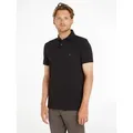 Tommy Hilfiger Poloshirt 1985 REGULAR POLO aus hochwertiger Baumwoll-Piqué-Qualität schwarz L (50)
