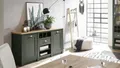 Sideboard Landhaus Schrank Cambridge 2-türig Wohnzimmer Esszimmer Kommode grün