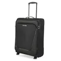 Travelite Jetpack Handgepäck Koffer 55x40x20 cm, für Ryanair & Condor, 2,2 kg, leichtes Weichgepäck, 2-Rollen, Zahlenschloss, aufsteckbarer Trolley