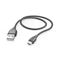 HAMA Ladekabel, USB-A - Micro-USB, 1,5 m, Schwarz (00201586) #32110782