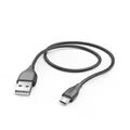 Hama Ladekabel USB-A>Micro-USB 1,5m schwarz