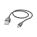 HAMA USB-A auf Micro-USB, Ladekabel, 1,5 m, Schwarz