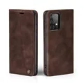 LBH Handyhülle für Samsung Galaxy A53 5G in Dunkelbraun mit Karten- und Geldfach Smartphone Hülle mit Standfunktion Flip Case Schutzhülle Magnetverschluss Vintage