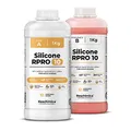 R PRO 10 Silikon Kautschuk flüssig 1:1 – weiches Abformsilikon & Dubliersilikon, ungiftig und geruchlos, ideal für Formenbau, Schmuck, Modellbau, Resin & Kunsthandwerk (2 kg)