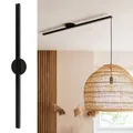 Lightswing® Aufhängesystem, Schwarz, Metall, 3x2x90 cm, Arbeitszimmer, Bürozubehör