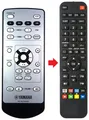Fernbedienung geeignet für YAMAHA CRX-330