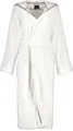 Cawö langer Bademantel für Damen mit Kapuze Art.832 weiß XL 48/50