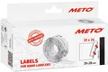 5 METO Etiketten für Preisauszeichner, 29 x 28 mm, weiß