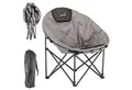 Skandika Campingstuhl Moonchair Kupari, Faltsessel, Gartenstuhl, Klappstuhl bis 150 kg, weich gepolstert, Tragetasche, Große Sitzfläche, bequem, Outdoor