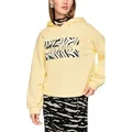 Marc Cain Hoodie Tiger Mania Premium Damenmode mit Animal Print, Strass-Applikation gelb 6 (44)