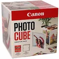 2311B075 Canon pp-201 Ink Cartridge 5x5 Photo Cube Creative Pack White Pink ~D~