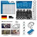 Gummi O-Ring Set 22 Größen Nitril NBR Dichtung Universal