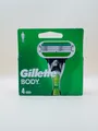 GILLETTE BODY RASIERKLINGEN 4 STÜCK *NEU*