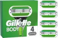 Gillette Body Rasierklingen Herren 4er Pack 3 fach Klinge Körperrasur Bart